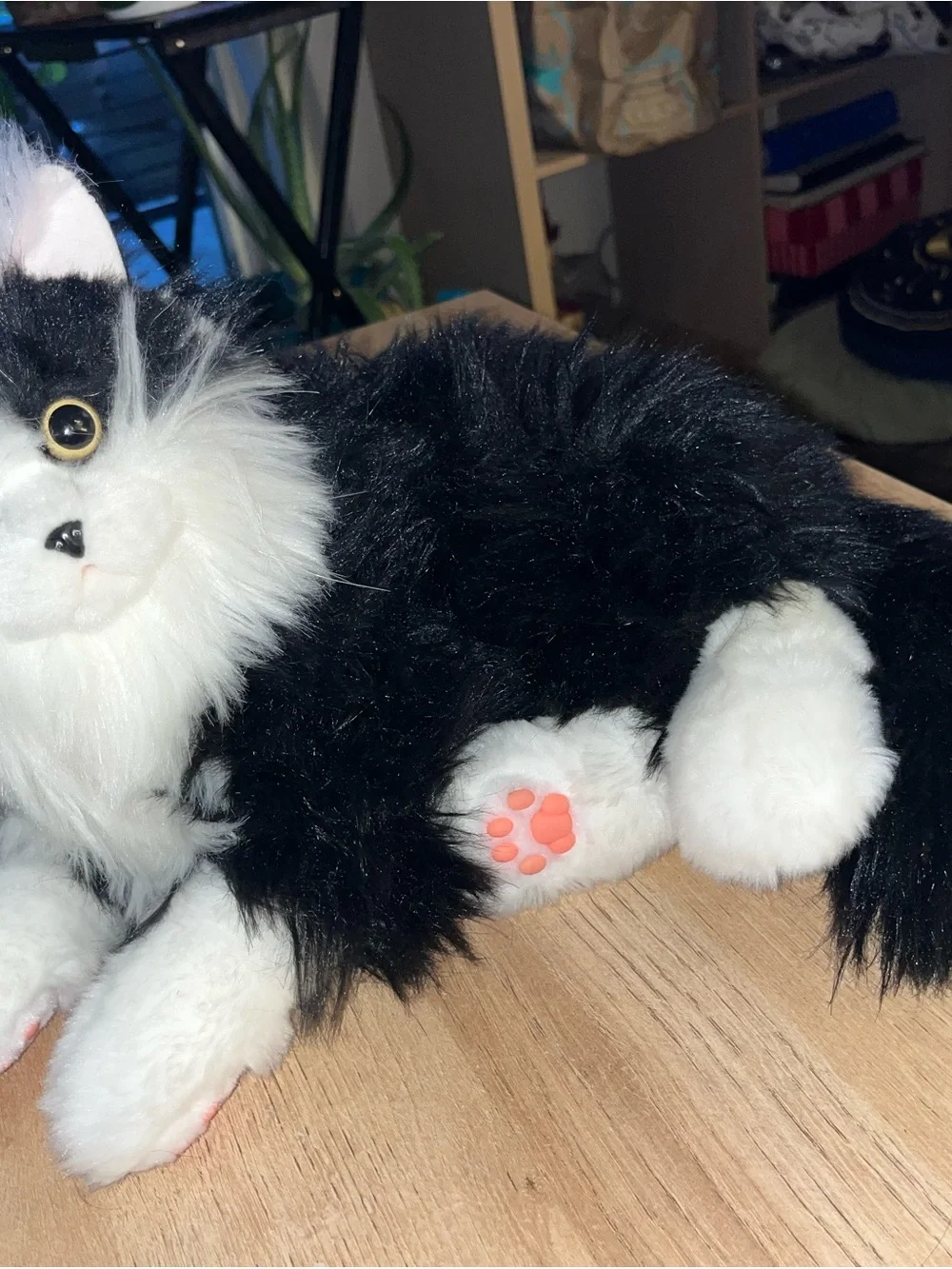 Chongker Stuffed Animal Weighted Realistic Cat Plush Companion’s Toy